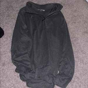 Quarter zip grey sweater